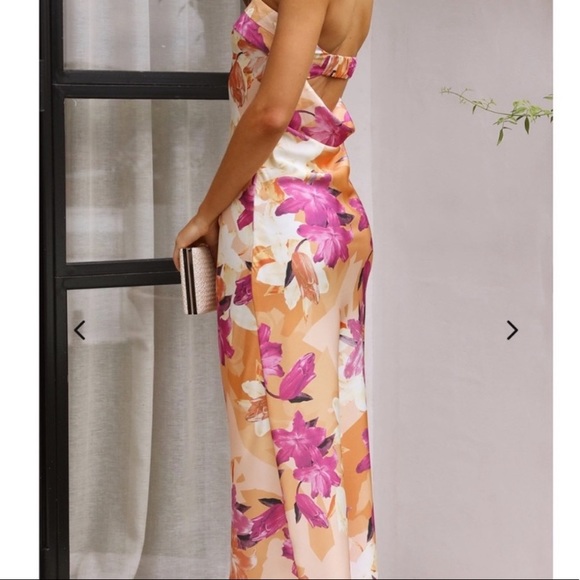 Floral strapless dress in size S - Picture 3 of 5